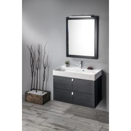 Sapho Amur umywalka 90x46 cm ścienna prostokątna biała 55032