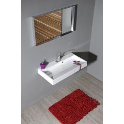 Sapho Amur umywalka 90x46 cm ścienna prostokątna biała 55032