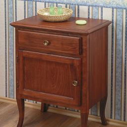 Sapho Retro szafka 60 cm boczna lewa stojąca drewno bukowe brąz 1713