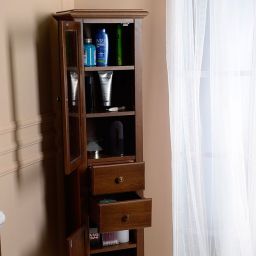 Sapho Retro szafka boczna 170 cm wysoka lewa drewno bukowe brąz 1663