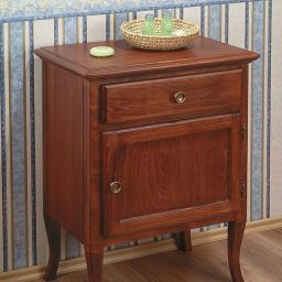 Sapho Retro szafka 60 cm boczna prawa stojąca drewno bukowe brąz 1690