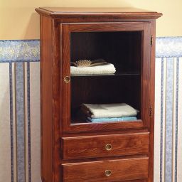 Sapho Retro szafka 60 cm boczna prawa stojąca drewno bukowe brąz 1699