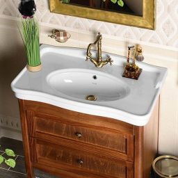 Creavit Antik umywalka 80x50 cm ścienna biała AN080