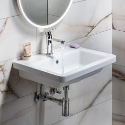 Sapho City umywalka 60x45 cm meblowa prostokątna biała KE060