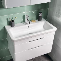 Sapho City umywalka 80x45 cm meblowa prostokątna biała KE080