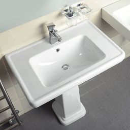 GSI Classic umywalka 60x46 cm prostokątna ścienna biała 8731111
