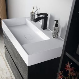 Sapho Godiva umywalka 83x44 cm ścienna prostokątna biała GU083L