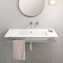 GSI Pura umywalka 100x50 cm ścienna prostokątna ExtraGlaze biała 8844111