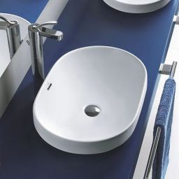 Sapho Lima umywalka 59,5x39,5 cm wpuszczana owalna biała BH7022