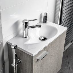 Sapho Aqua umywalka 50,5x25 cm meblowa prostokątna biała 10053