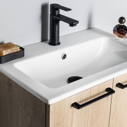 Sapho Practico umywalka 60x40 cm meblowa prostokątna biała 44060