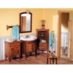 Sapho Retro szafka 60 cm podumywalkowa stojąca drewno bukowe brąz 735140