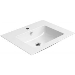 GSI Pura umywalka 60x50 cm ścienna prostokątna ExtraGlaze biała 8836111