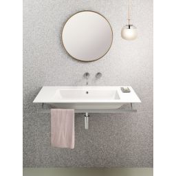 GSI Pura umywalka 100x50 cm ścienna prostokątna ExtraGlaze biała 8844111