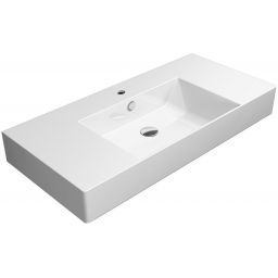 GSI Kube X umywalka 100x47 cm prostokątna ścienna biała 9451111