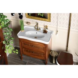 Creavit Antik umywalka 80x50 cm ścienna biała AN080