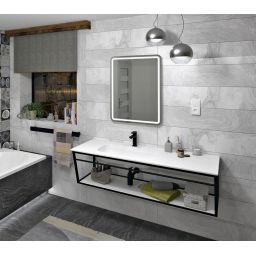 Sapho Aruba umywalka 170x51,5 cm meblowa prostokątna lewa biały mat AR170-B1L