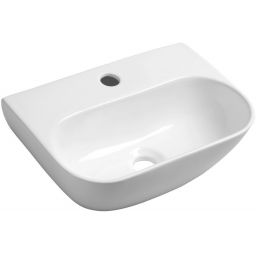 Sapho Small Nerissa umywalka 42x29 cm ścienna półokrągła biała AR265