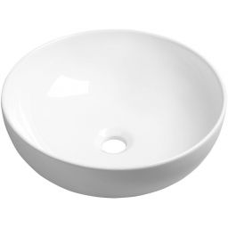 Sapho Rondane umywalka 41 cm nablatowa okrągła biała AR435