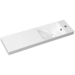 Sapho Agos umywalka 80x22 meblowa prostokątna biała AS080