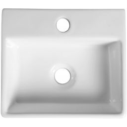 Sapho Small Giulia umywalka 33,5x29 cm ścienna prostokątna biała BH7002