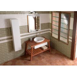 Sapho Teruel umywalka 60x40 cm nablatowa owalna biała BH7007