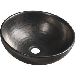 Sapho Attila umywalka 42,5 cm nablatowa okrągła metaliczna miedź DK010