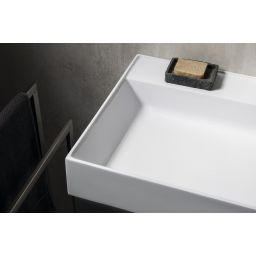 Sapho Godiva umywalka 96x44 cm ścienna prostokątna biała GU096-0