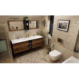 Sapho Impala umywalka 67,2x35,5 cm prostokątna wpuszczana-podblatowa biała IM630