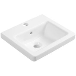 Sapho City umywalka 40x35 cm meblowa prostokątna biała KE040