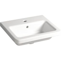 Sapho City umywalka 50x40 cm meblowa prostokątna biała KE050