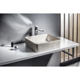 Sapho Dalma umywalka 48x38 cm nablatowa prostokątna marfil MM527