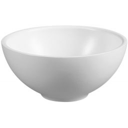 Sapho Small umywalka 26x26 cm okrągła nablatowa biała MR260