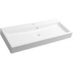 Sapho Orinoko umywalka 100x42 cm ścienna prostokątna biała OR100