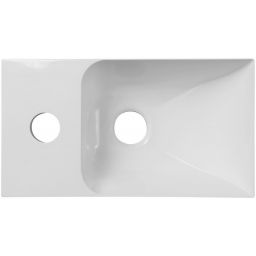 Sapho Small Piccolino umywalka 30,8x17 cm ścienna prostokątna lewa biała PK300