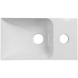 Sapho Small Piccolino umywalka 30,8x17 cm ścienna prostokątna prawa biała PK305