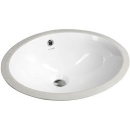 Creavit umywalka 48,5x38,2 cm podblatowa owalna biała TP211