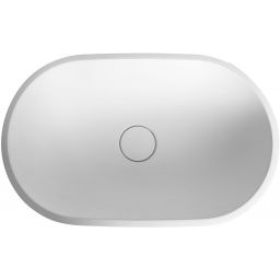 Sapho Treva umywalka 56,5x36,2x85 cm wolnostojąca owalna biały mat TR565