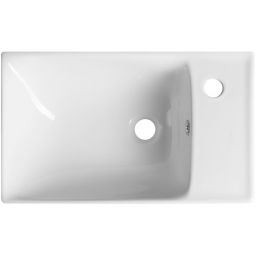 Sapho Nuali umywalka 50x30 cm ścienna prostokątna biała TU0129