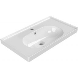 Sapho Brand umywalka 79,9x44,8 cm ścienna prostokątna biała TU0422