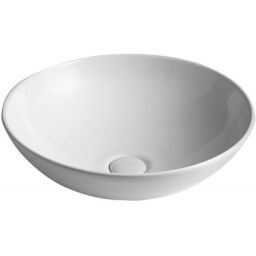 Sapho Dimp umywalka 46 cm nablatowa okrągła biała WH060