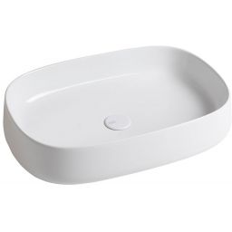 Sapho Jumper umywalka 60x40 cm nablatowa prostokątna biała WH070