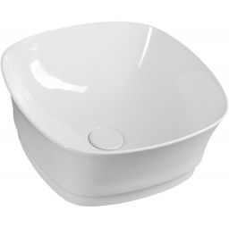 Sapho Idea umywalka 42x42 cm nablatowa kwadratowa biała WH100