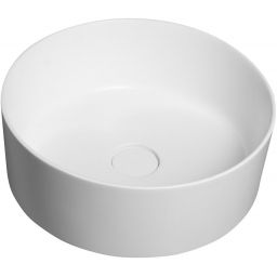 Sapho Thin umywalka 38x38 cm nablatowa okrągła biały mat WN548