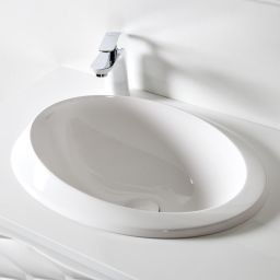 Sanitti Otto umywalka 52,5x36,4 cm wpuszczana biały połysk OTTO-52-BP