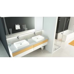 Sanplast Space Mineral umywalka prostokątna 80x47 cm Unbo-M/Space 640-290-1400-01-000