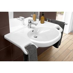 Villeroy & Boch O.Novo Vita umywalka 80x55 cm ścienna dla niepełnosprawnych biała 41208001