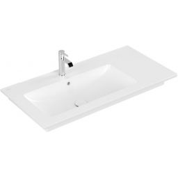 Villeroy & Boch Venticello umywalka 100x50 cm prostokątna CeramicPlus Stone White 4134L1RW