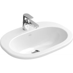 Villeroy & Boch O.Novo umywalka 56x40,5 cm wpuszczana owalna Weiss Alpin 41615601