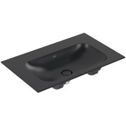 Villeroy & Boch Finion umywalka 80x50 cm prostokątna meblowa CeramicPlus Pure Black 416483R7